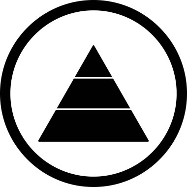 İllüstrasyon Piramit Simgesi     