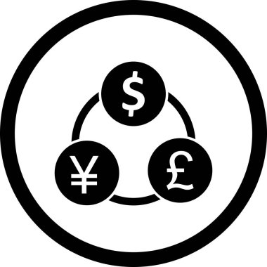 İllüstrasyon Para Akışı Simgesi    