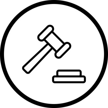 İllüstrasyon Açık Artırma Simgesi     