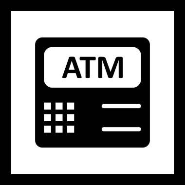 İllüstrasyon Atm Makine Simgesi   