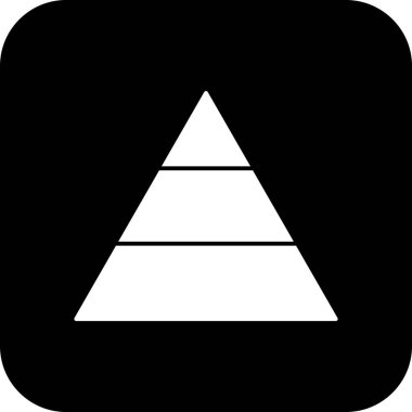 İllüstrasyon Piramit Simgesi     