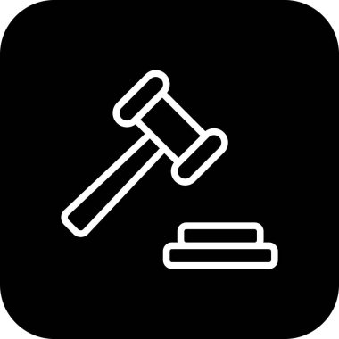 İllüstrasyon Açık Artırma Simgesi     