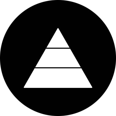 İllüstrasyon Piramit Simgesi     