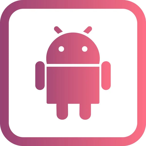 Illusztráció Android Icon — Stock Fotó