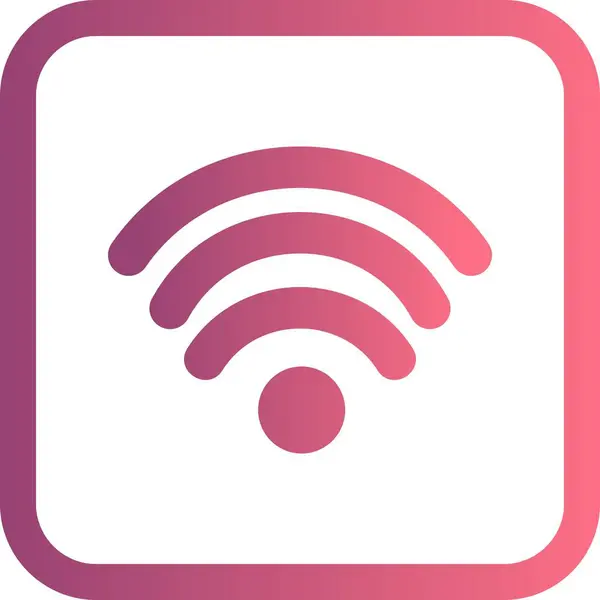 İllüstrasyon Wifi Simgesi — Stok fotoğraf