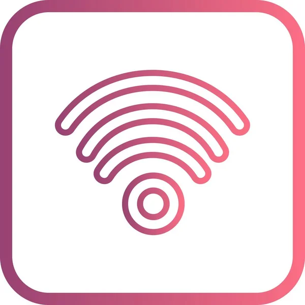 İllüstrasyon Wifi Simgesi — Stok fotoğraf