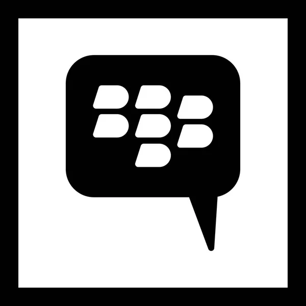 Illustratie BlackBerry icon — Stockfoto