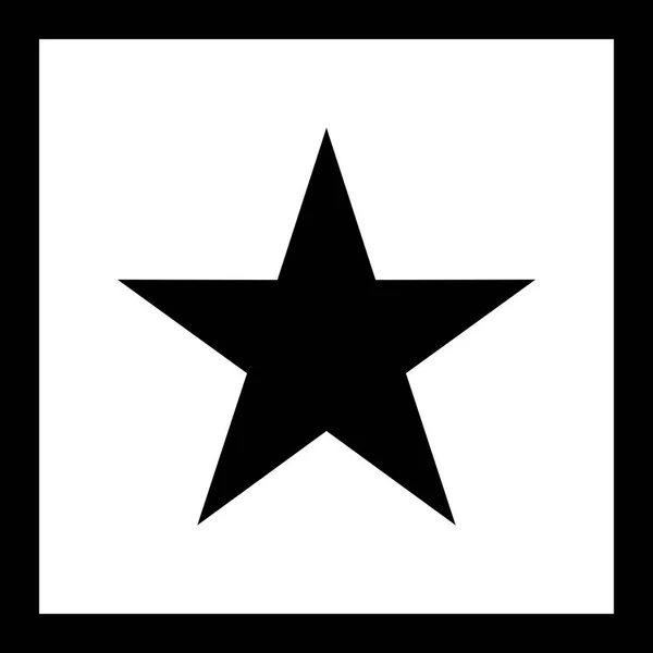 Ícone da estrela da ilustração — Fotografia de Stock