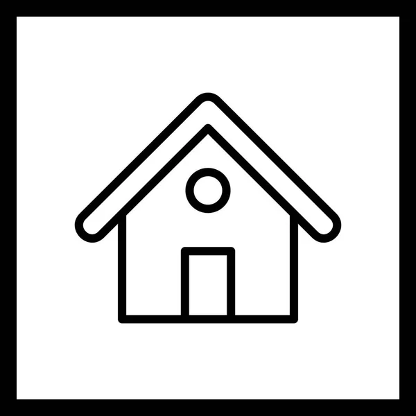 Illustrazione Home Icona — Foto Stock