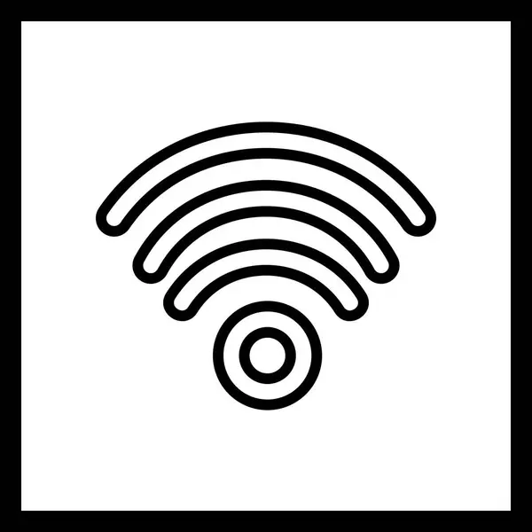 Икона Wifi — стоковое фото