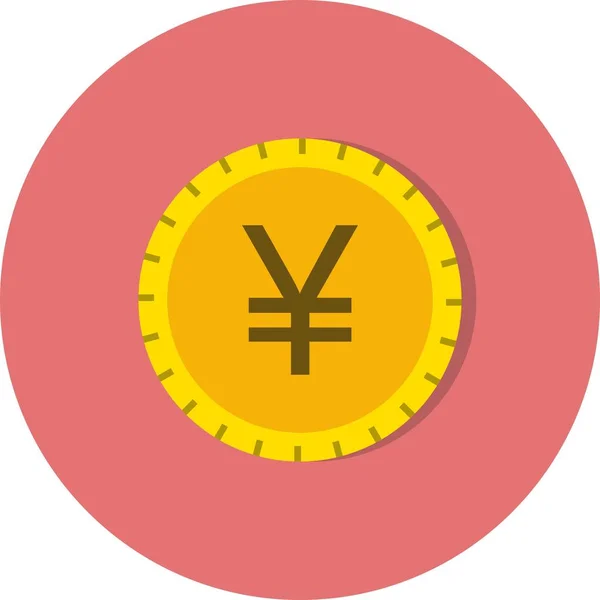 Illustration  Yen Icon — Stock Photo, Image