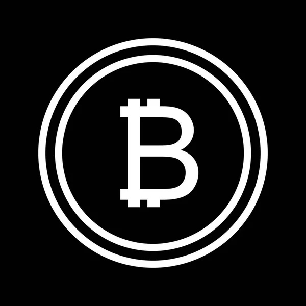 Ilustración Icono de Bitcoin —  Fotos de Stock