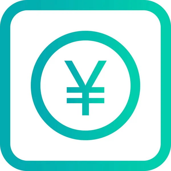 Illustration yen-ikon — Stockfoto