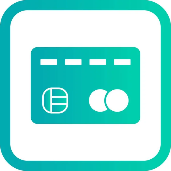 Illustratie creditcard pictogram — Stockfoto