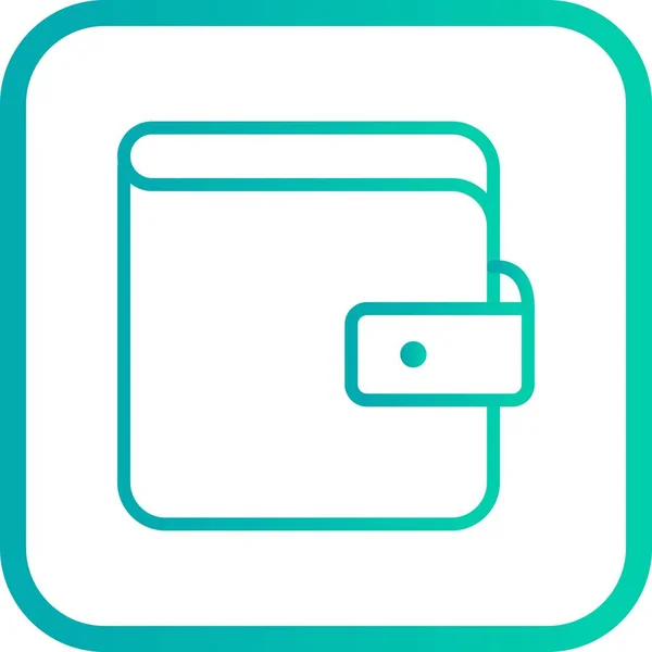 Illustrazione Wallet Icona — Foto Stock