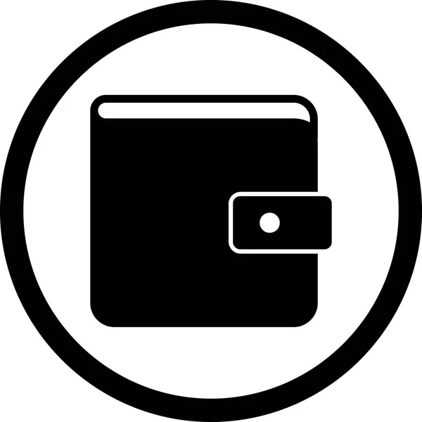 Ikon för bild plånbok — Stockfoto