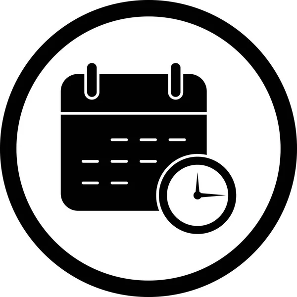 Pictogram voor zakelijke deadline van illustratie — Stockfoto