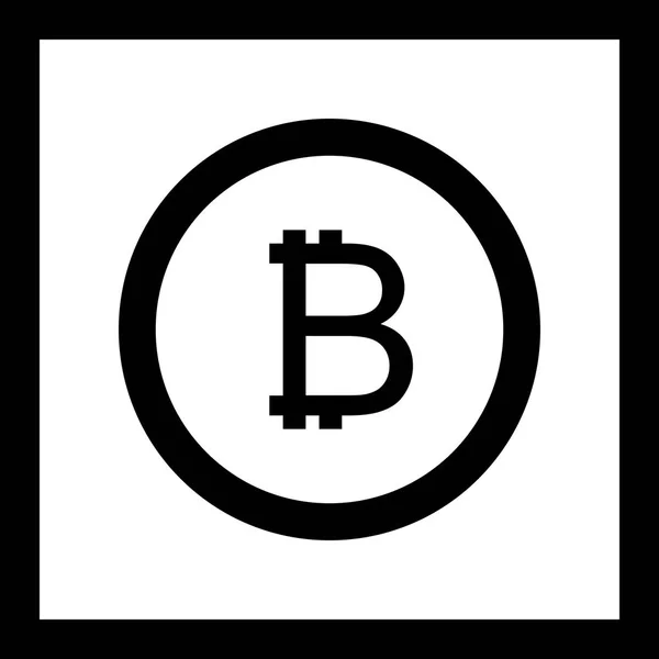 İllüstrasyon Bitcoin Simgesi — Stok fotoğraf