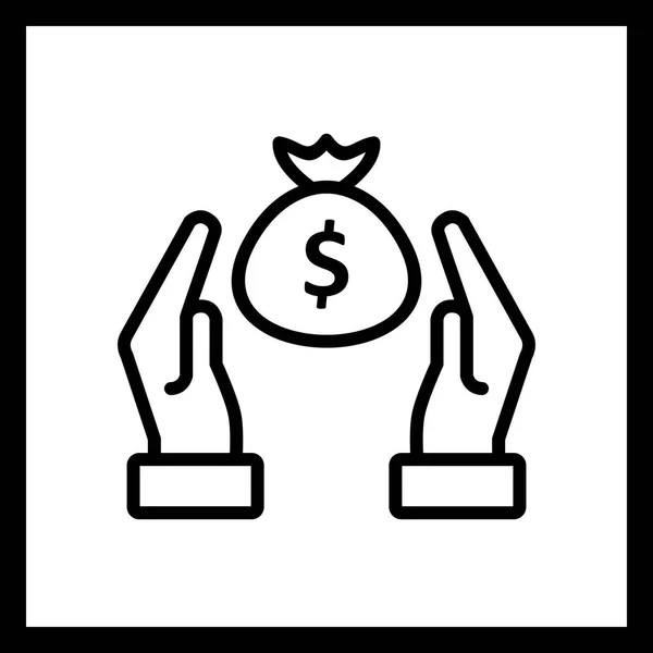 Illustration  Savings Icon — Stock Photo, Image