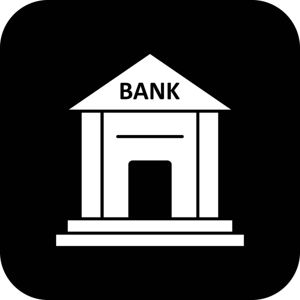Icono del Banco Ilustración —  Fotos de Stock