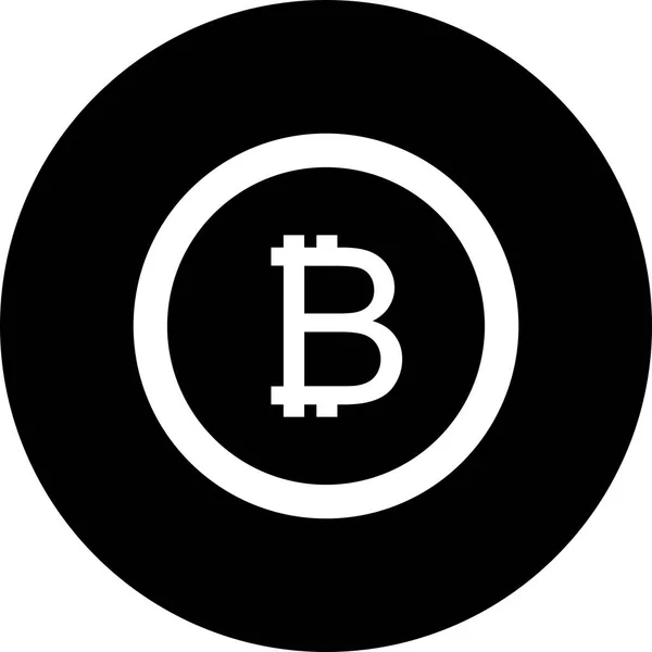 Απεικόνιση του εικονιδίου Bitcoin — Φωτογραφία Αρχείου