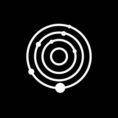 İllüstrasyon Güneş Sistemi Simgesi