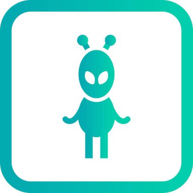 İllüstrasyon Alien Simgesi