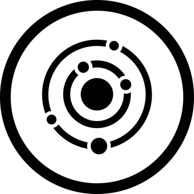 İllüstrasyon Güneş Sistemi Simgesi