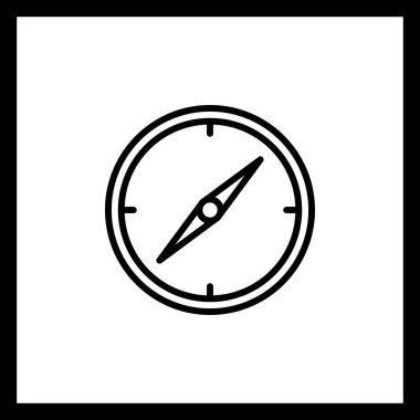 İllüstrasyon Pusula Simgesi