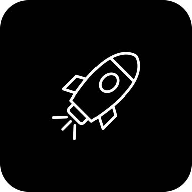 İllüstrasyon Uzay Gemisi Simgesi