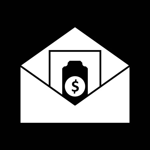 Ilustracja wysyłanie ikony pieniędzy — Zdjęcie stockowe