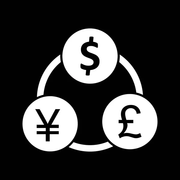 Иллюстрация икона денежного потока — стоковое фото