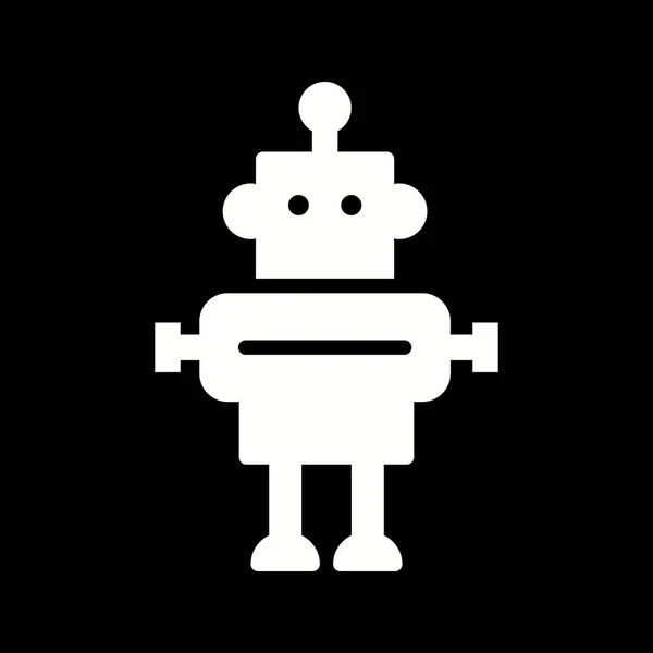 Ikon för illustration robot — Stockfoto