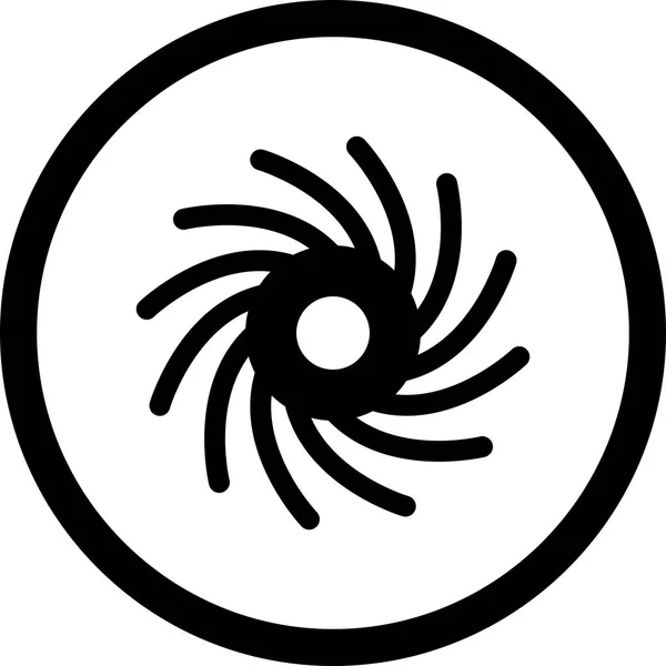 Ilustração Black Hole Icon — Fotografia de Stock