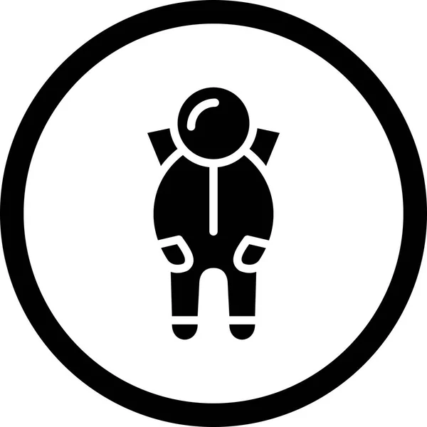Icono de traje espacial de ilustración — Foto de Stock