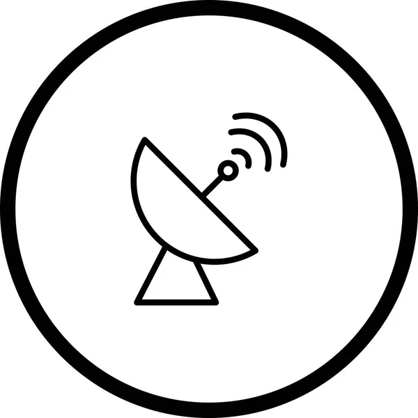 Illustration Satellite Dish Icon — Stock Photo, Image