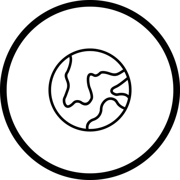 Abbildung Erde-Symbol — Stockfoto