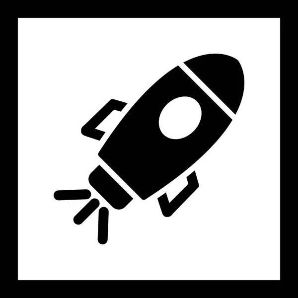 Illustration rymdskepp ikon — Stockfoto