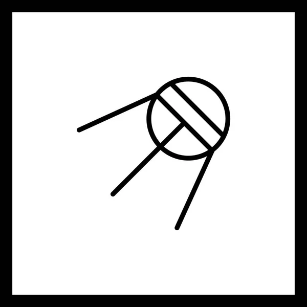 Illusztráció-Sputnik Icon — Stock Fotó