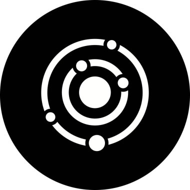 İllüstrasyon Güneş Sistemi Simgesi