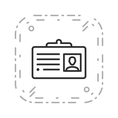 İllüstrasyon Kartvizit Simgesi