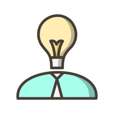 İllüstrasyon Creavite Man Simgesi