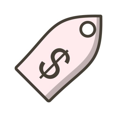 İllüstrasyon İş Etiketi Simgesi