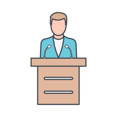 İllüstrasyon Konuşma Simgesi