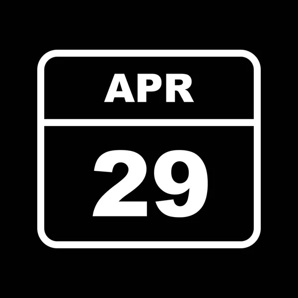 29 квітня Дата в одноденному календарі — стокове фото