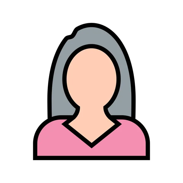 Ilustracja Businesswomen ikona — Zdjęcie stockowe