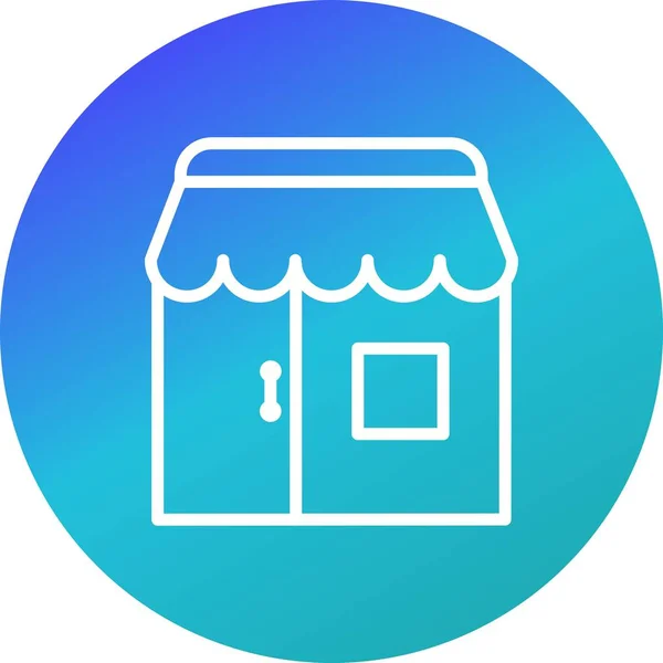 Illustratie Shop icon — Stockfoto