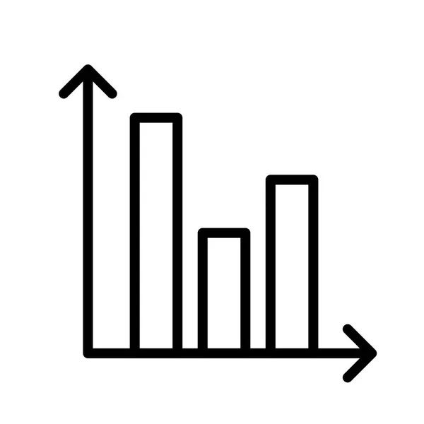 Illustrazione Bar Grafico Icona — Foto Stock