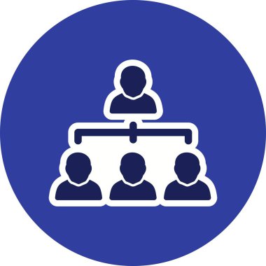 İllüstrasyon Organizasyon Simgesi