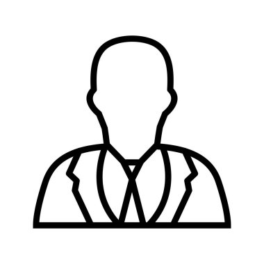 İllüstrasyon İşadamı Simgesi